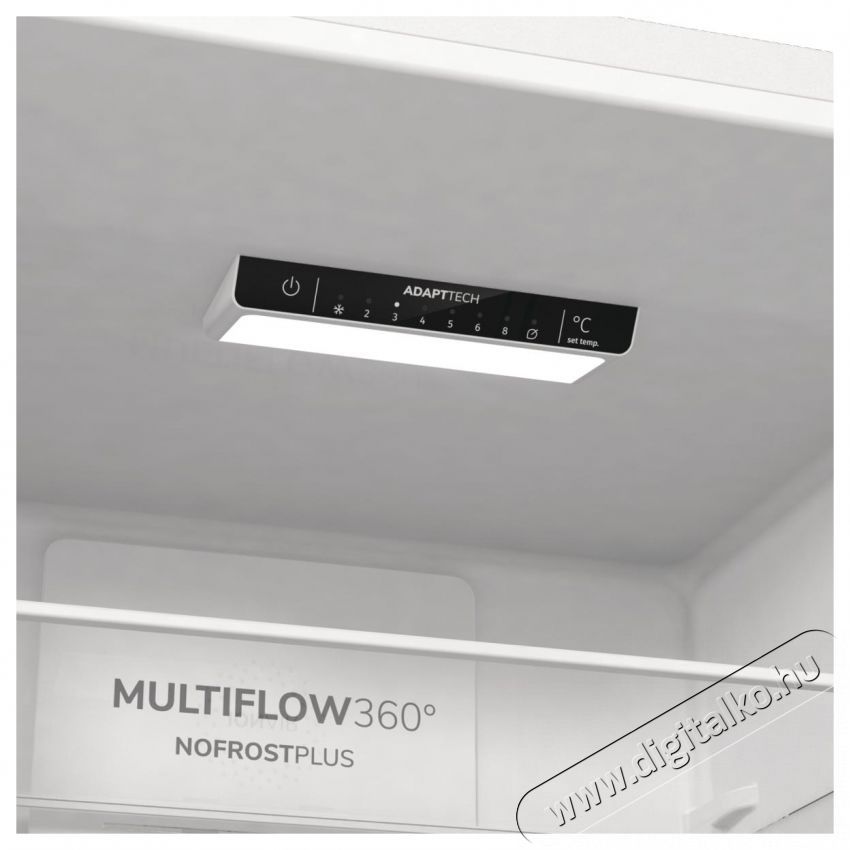 Gorenje NRK6202EW4 KitchenFit Hűtőszekr&eacute;ny Konyhai term&eacute;kek - Hűtő, fagyaszt&oacute; (szabadon&aacute;ll&oacute;) - Alulfagyaszt&oacute;s kombin&aacute;lt hűtő - 499770
