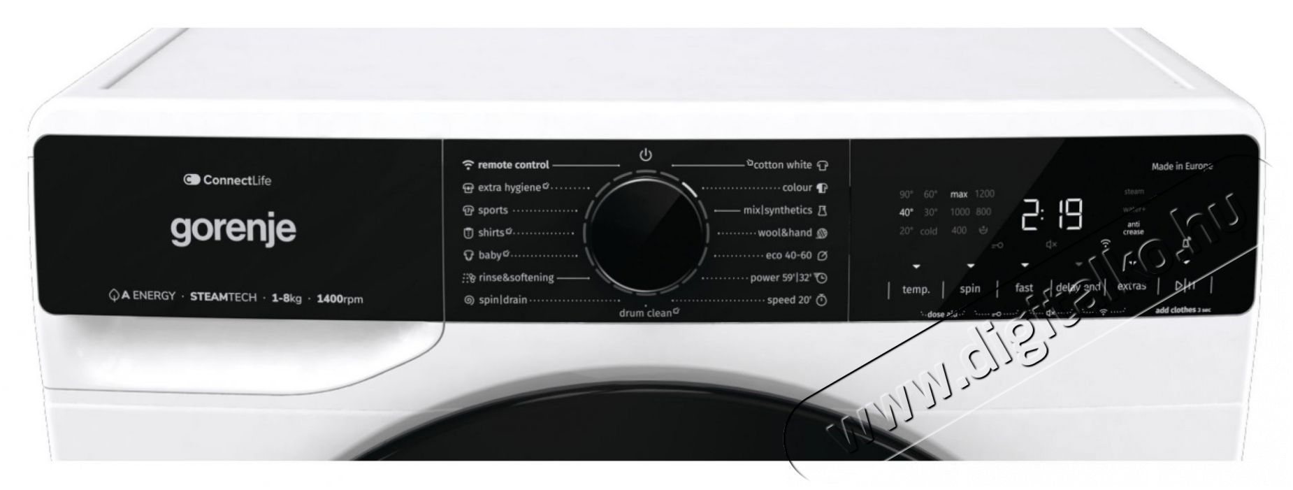 Gorenje WPNA84A2TSWIFI mos&oacute;g&eacute;p H&aacute;ztart&aacute;s / Otthon / K&uuml;lt&eacute;r - Mos&oacute;g&eacute;p / sz&aacute;r&iacute;t&oacute;g&eacute;p - El&ouml;lt&ouml;ltős norm&aacute;l (60cm-ig) mos&oacute;g&eacute;p - 499715