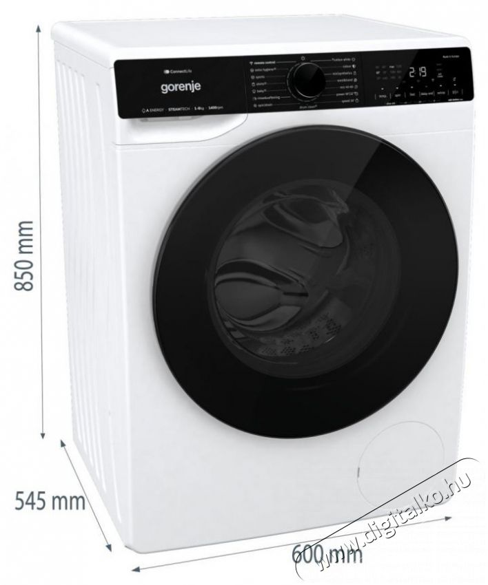Gorenje WPNA84A2TSWIFI mos&oacute;g&eacute;p H&aacute;ztart&aacute;s / Otthon / K&uuml;lt&eacute;r - Mos&oacute;g&eacute;p / sz&aacute;r&iacute;t&oacute;g&eacute;p - El&ouml;lt&ouml;ltős norm&aacute;l (60cm-ig) mos&oacute;g&eacute;p - 499715
