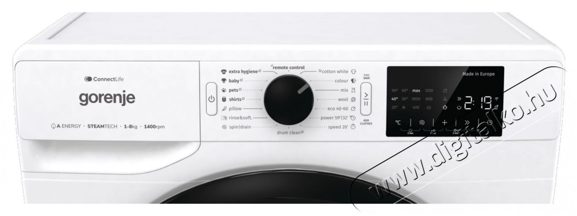 Gorenje WPNEI84A1SWIFI mos&oacute;g&eacute;p H&aacute;ztart&aacute;s / Otthon / K&uuml;lt&eacute;r - Mos&oacute;g&eacute;p / sz&aacute;r&iacute;t&oacute;g&eacute;p - El&ouml;lt&ouml;ltős norm&aacute;l (60cm-ig) mos&oacute;g&eacute;p - 499714