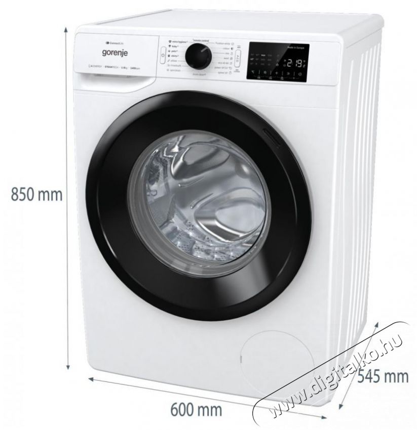 Gorenje WPNEI84A1SWIFI mos&oacute;g&eacute;p H&aacute;ztart&aacute;s / Otthon / K&uuml;lt&eacute;r - Mos&oacute;g&eacute;p / sz&aacute;r&iacute;t&oacute;g&eacute;p - El&ouml;lt&ouml;ltős norm&aacute;l (60cm-ig) mos&oacute;g&eacute;p - 499714