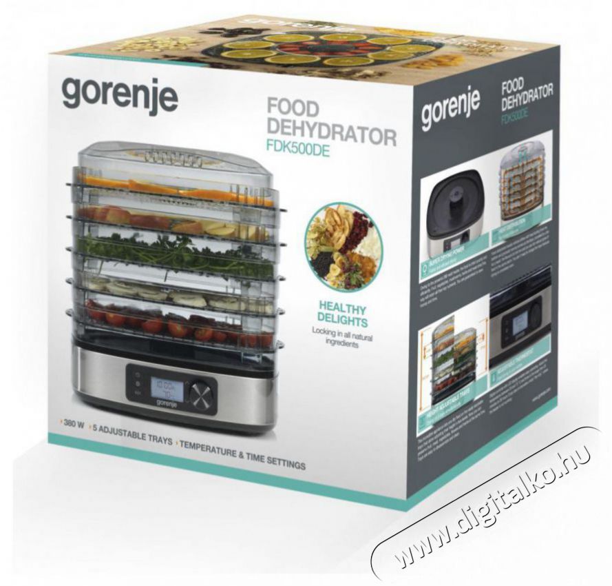Gorenje FDK500DE Konyhai term&eacute;kek - Konyhai kisg&eacute;p (s&uuml;t&eacute;s / főz&eacute;s / hűt&eacute;s / &eacute;telk&eacute;sz&iacute;t&eacute;s) - Gy&uuml;m&ouml;lcsaszal&oacute; - 499738