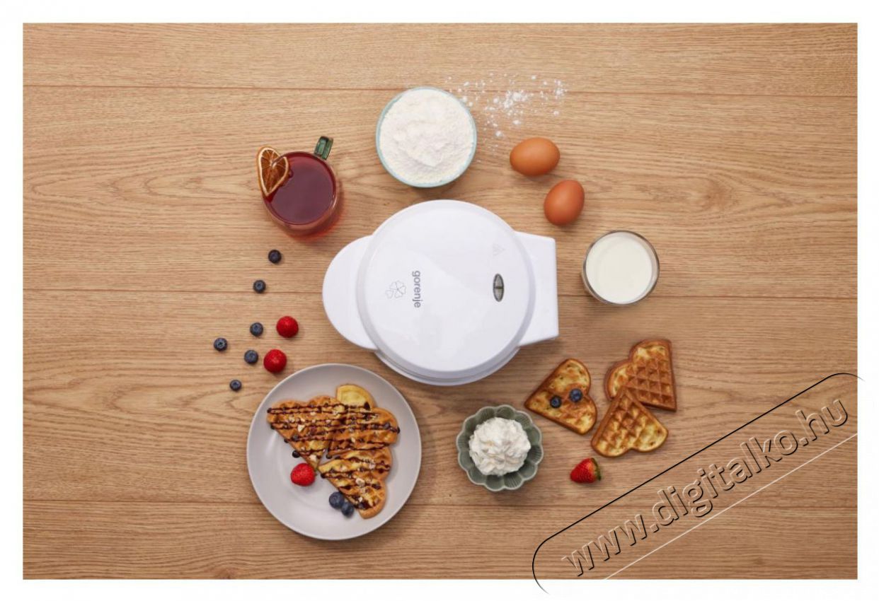 Gorenje WM701W Gofris&uuml;tő Konyhai term&eacute;kek - Konyhai kisg&eacute;p (s&uuml;t&eacute;s / főz&eacute;s / hűt&eacute;s / &eacute;telk&eacute;sz&iacute;t&eacute;s) - Melegszendvics / gofri s&uuml;tő - 499743