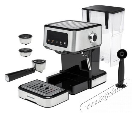 Gorenje ESCM15CD pressz&oacute; k&aacute;v&eacute;főző Konyhai term&eacute;kek - K&aacute;v&eacute;főző / k&aacute;v&eacute;&ouml;rlő / kieg&eacute;sz&iacute;tő - Pressz&oacute; k&aacute;v&eacute;főző - 501632