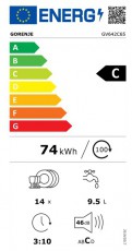 Gorenje GV642C65 be&eacute;p&iacute;thető 14 ter&iacute;t&eacute;kes mosogat&oacute;g&eacute;p Konyhai term&eacute;kek - Mosogat&oacute;g&eacute;p - Norm&aacute;l (60cm) be&eacute;p&iacute;thető mosogat&oacute;g&eacute;p - 501641