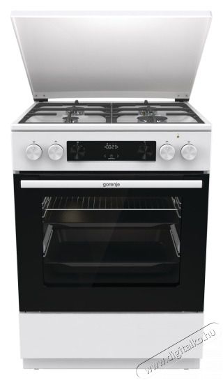 Gorenje GKS6C71WF kombin&aacute;lt g&aacute;ztűzhely Konyhai term&eacute;kek - S&uuml;tő-főzőlap, tűzhely (szabadon&aacute;ll&oacute;) - Kombin&aacute;lt tűzhely (szabadon&aacute;ll&oacute;) - 501698