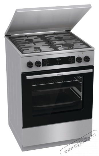 Gorenje GKS6C71XF kombin&aacute;lt g&aacute;ztűzhely Konyhai term&eacute;kek - S&uuml;tő-főzőlap, tűzhely (szabadon&aacute;ll&oacute;) - Kombin&aacute;lt tűzhely (szabadon&aacute;ll&oacute;) - 502737