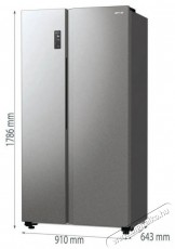 Gorenje NRR9185DAXL Konyhai term&eacute;kek - Hűtő, fagyaszt&oacute; (szabadon&aacute;ll&oacute;) - Amerikai t&iacute;pus&uacute; Side By Side hűtő - 504429
