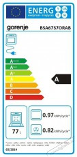 Gorenje BSA6737ORAB Konyhai term&eacute;kek - S&uuml;tő-főzőlap, tűzhely (be&eacute;p&iacute;thető) - S&uuml;tő (be&eacute;p&iacute;thető) - 504408