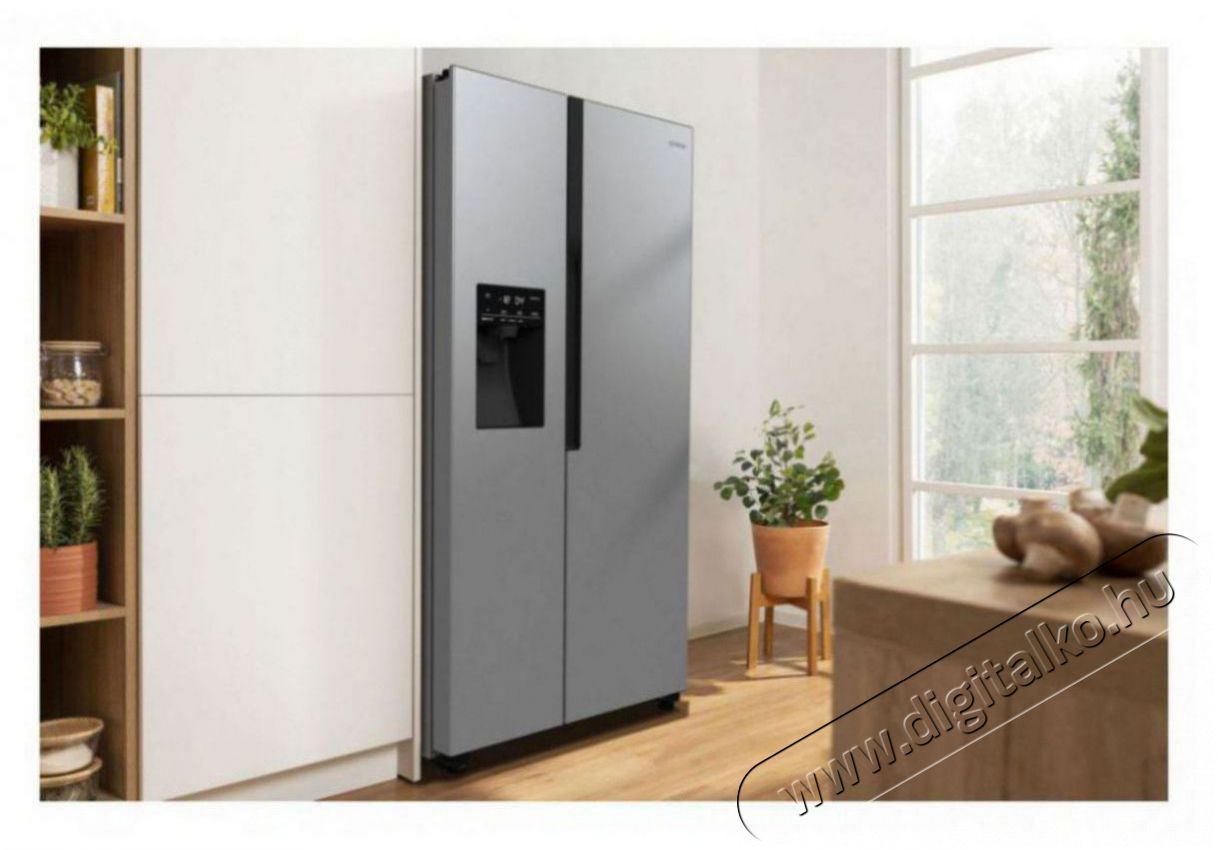 Gorenje NRR9185ESXL Konyhai term&eacute;kek - Hűtő, fagyaszt&oacute; (szabadon&aacute;ll&oacute;) - Amerikai t&iacute;pus&uacute; Side By Side hűtő - 504430