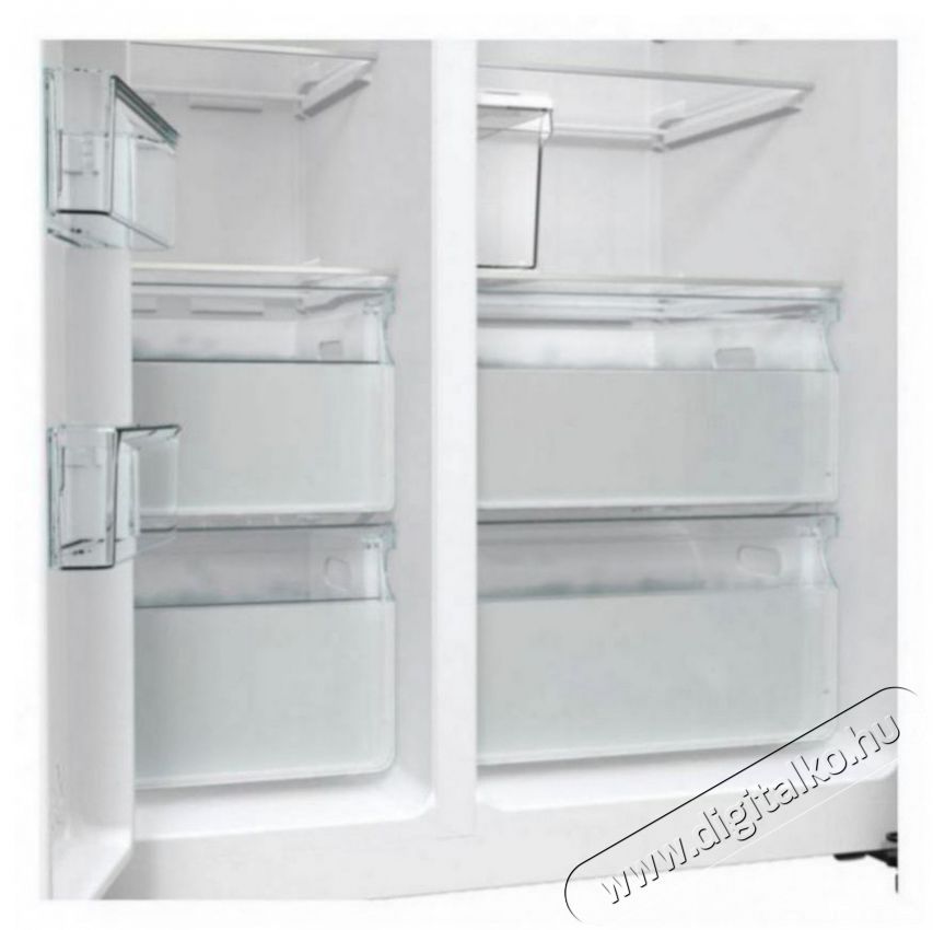 Gorenje NRR9185ESXL Konyhai term&eacute;kek - Hűtő, fagyaszt&oacute; (szabadon&aacute;ll&oacute;) - Amerikai t&iacute;pus&uacute; Side By Side hűtő - 504430
