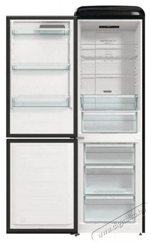 Gorenje ONRK619DBK-L Konyhai term&eacute;kek - Hűtő, fagyaszt&oacute; (szabadon&aacute;ll&oacute;) - Alulfagyaszt&oacute;s kombin&aacute;lt hűtő - 504431