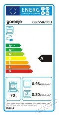 Gorenje GECS5B70CLI Elektromos tűzhely Konyhai term&eacute;kek - S&uuml;tő-főzőlap, tűzhely (szabadon&aacute;ll&oacute;) - Elektromos tűzhely (szabadon&aacute;ll&oacute;) - 400176