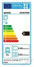 Gorenje GECS6C70XPA Elektromos tűzhely Konyhai term&eacute;kek - S&uuml;tő-főzőlap, tűzhely (szabadon&aacute;ll&oacute;) - Elektromos tűzhely (szabadon&aacute;ll&oacute;) - 400180