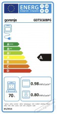 Gorenje GEIT5C60BPG Elektromos tűzhely Konyhai term&eacute;kek - S&uuml;tő-főzőlap, tűzhely (szabadon&aacute;ll&oacute;) - Elektromos tűzhely (szabadon&aacute;ll&oacute;) - 400181