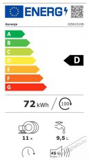 Gorenje GI561D10S mosogat&oacute;g&eacute;p Konyhai term&eacute;kek - Mosogat&oacute;g&eacute;p - Keskeny (45cm-ig) be&eacute;p&iacute;thető mosogat&oacute;g&eacute;p - 364189