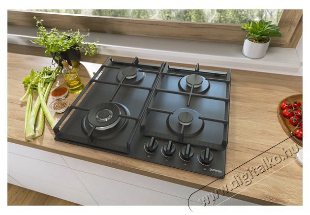 Gorenje GW641BFB fekete be&eacute;p&iacute;thető g&aacute;z főzőlap Konyhai term&eacute;kek - S&uuml;tő-főzőlap, tűzhely (be&eacute;p&iacute;thető) - G&aacute;zfőzőlap (be&eacute;p&iacute;thető) - 505092