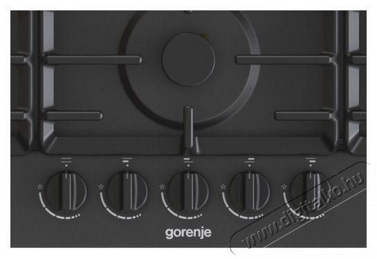 Gorenje GW951MB fekete be&eacute;p&iacute;thető 5 &eacute;gő g&aacute;z főzőlap Konyhai term&eacute;kek - S&uuml;tő-főzőlap, tűzhely (be&eacute;p&iacute;thető) - G&aacute;zfőzőlap (be&eacute;p&iacute;thető) - 505093