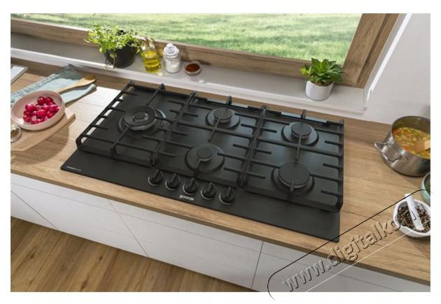 Gorenje GW951MB fekete be&eacute;p&iacute;thető 5 &eacute;gő g&aacute;z főzőlap Konyhai term&eacute;kek - S&uuml;tő-főzőlap, tűzhely (be&eacute;p&iacute;thető) - G&aacute;zfőzőlap (be&eacute;p&iacute;thető) - 505093
