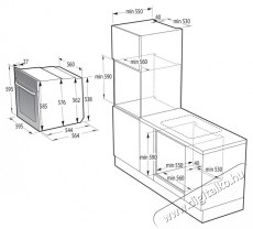 Gorenje BOS6737E05DBG Konyhai term&eacute;kek - S&uuml;tő-főzőlap, tűzhely (be&eacute;p&iacute;thető) - S&uuml;tő (be&eacute;p&iacute;thető) - 505724
