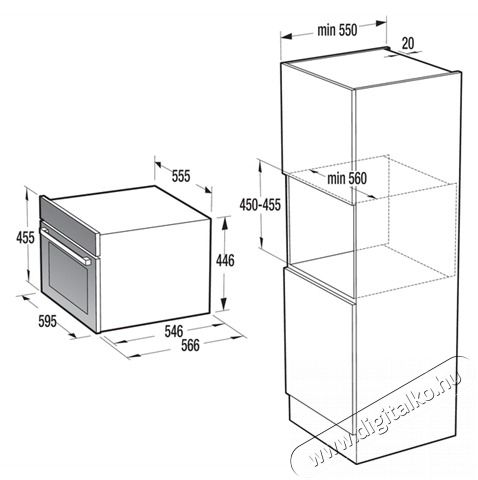 Gorenje BCM4058B be&eacute;p&iacute;thető s&uuml;tő &eacute;s mikr&oacute; kombi Konyhai term&eacute;kek - S&uuml;tő-főzőlap, tűzhely (be&eacute;p&iacute;thető) - S&uuml;tő (be&eacute;p&iacute;thető) - 507350