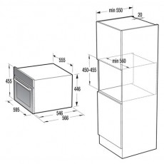 Gorenje BCM4058B be&eacute;p&iacute;thető s&uuml;tő &eacute;s mikr&oacute; kombi Konyhai term&eacute;kek - S&uuml;tő-főzőlap, tűzhely (be&eacute;p&iacute;thető) - S&uuml;tő (be&eacute;p&iacute;thető) - 507350