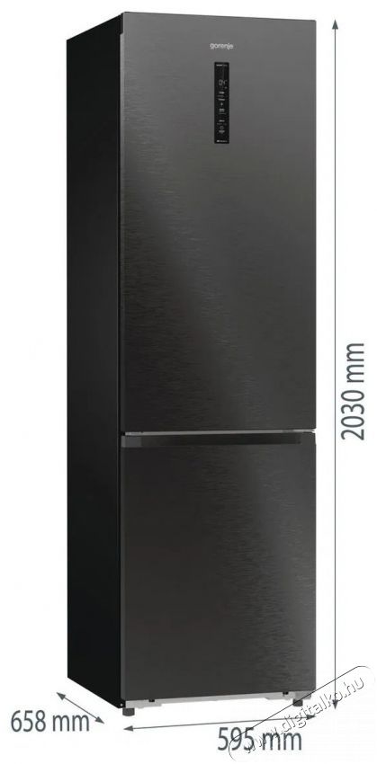 Gorenje NRB620C81BX4WFE Konyhai term&eacute;kek - Hűtő, fagyaszt&oacute; (szabadon&aacute;ll&oacute;) - Alulfagyaszt&oacute;s kombin&aacute;lt hűtő - 509631