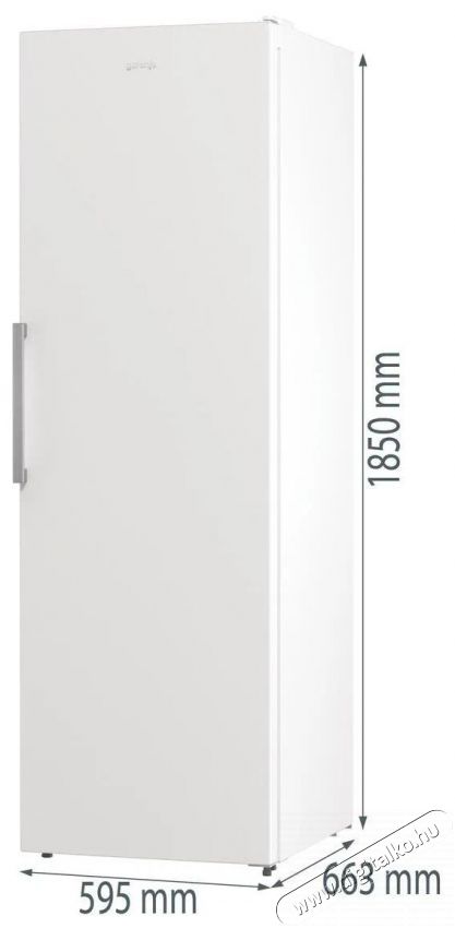 Gorenje RP619EEW5 Konyhai term&eacute;kek - Hűtő, fagyaszt&oacute; (szabadon&aacute;ll&oacute;) - Fagyaszt&oacute; n&eacute;lk&uuml;li hűtő - 509571