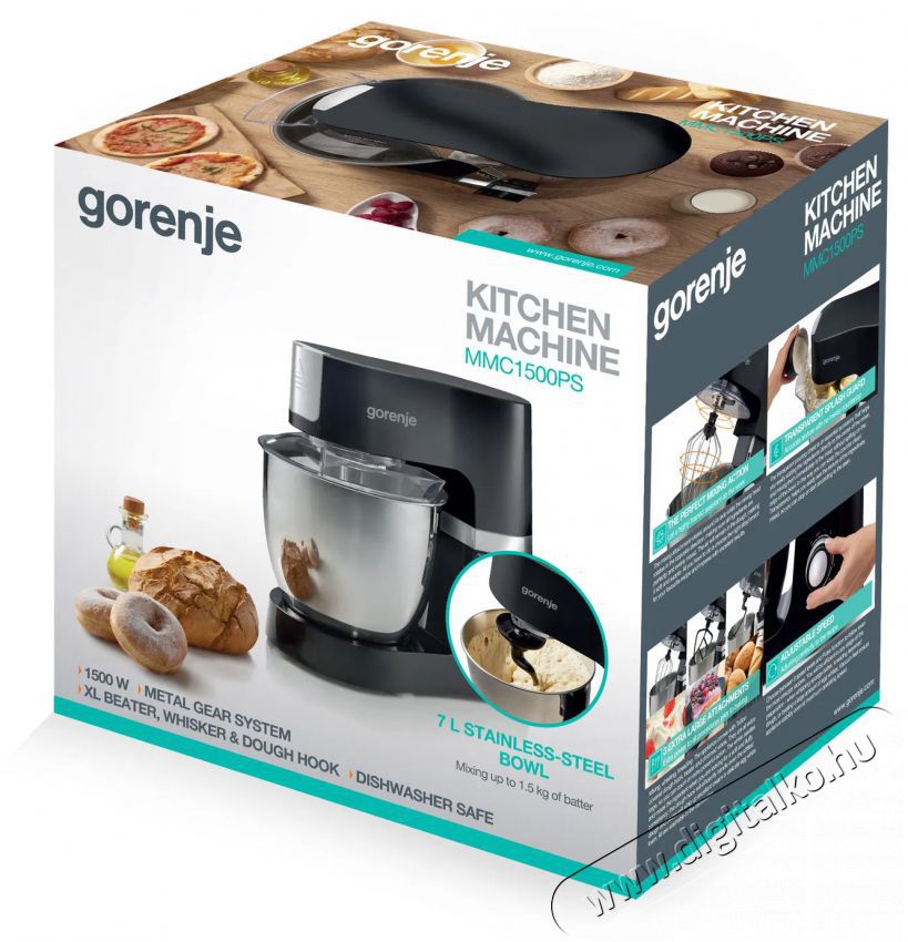 Gorenje MMC1500PS Konyhai term&eacute;kek - Konyhai kisg&eacute;p (elők&eacute;sz&iacute;t&eacute;s / feldolgoz&aacute;s) - Konyhai robotg&eacute;p - 511310