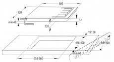 Gorenje GW641BFB Konyhai term&eacute;kek - S&uuml;tő-főzőlap, tűzhely (be&eacute;p&iacute;thető) - G&aacute;zfőzőlap (be&eacute;p&iacute;thető) - 515480