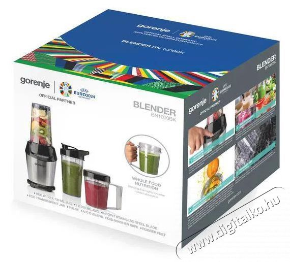 Gorenje BN1000BK Konyhai kisg&eacute;p (elők&eacute;sz&iacute;t&eacute;s / feldolgoz&aacute;s) Konyhai term&eacute;kek - Konyhai kisg&eacute;p (elők&eacute;sz&iacute;t&eacute;s / feldolgoz&aacute;s) - Turmixg&eacute;p - 522865