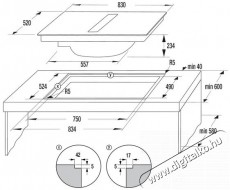 Gorenje GEH8432BSCWF Indukci&oacute;s főzőlap (be&eacute;p&iacute;thető) Konyhai term&eacute;kek - S&uuml;tő-főzőlap, tűzhely (szabadon&aacute;ll&oacute;) - Indukci&oacute;s főzőlap (szabadon&aacute;ll&oacute;) - 527223