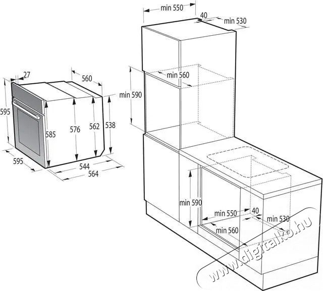 Gorenje JumpSet BO6737E02X + ECT41SC S&uuml;tő-főzőlap szett (be&eacute;p&iacute;thető) Konyhai term&eacute;kek - S&uuml;tő-főzőlap, tűzhely (be&eacute;p&iacute;thető) - S&uuml;tő-főzőlap szett (be&eacute;p&iacute;thető) - 527225