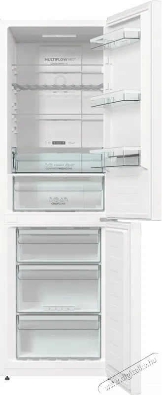 Gorenje NRK619DA2W4 Szabadon&aacute;ll&oacute; alulfagyaszt&oacute;s kombin&aacute;lt hűtő Konyhai term&eacute;kek - Hűtő, fagyaszt&oacute; (szabadon&aacute;ll&oacute;) - Alulfagyaszt&oacute;s kombin&aacute;lt hűtő - 527217