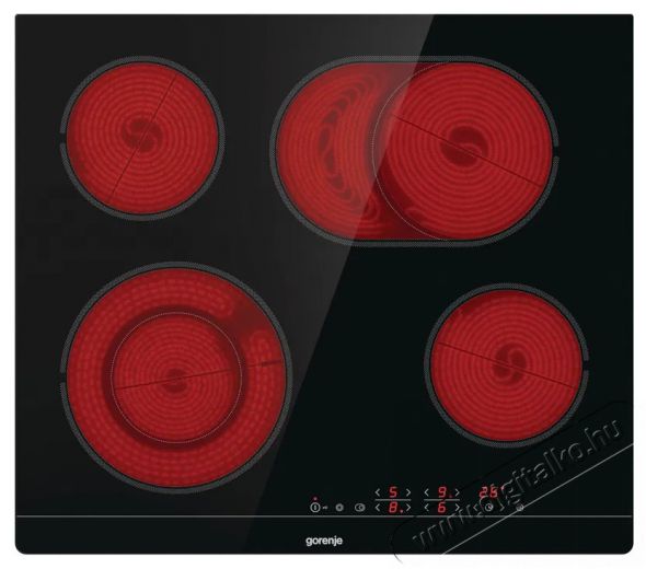 Gorenje ECT643SYB Konyhai term&eacute;kek - S&uuml;tő-főzőlap, tűzhely (be&eacute;p&iacute;thető) - Elektromos főzőlap (be&eacute;p&iacute;thető) - 515461