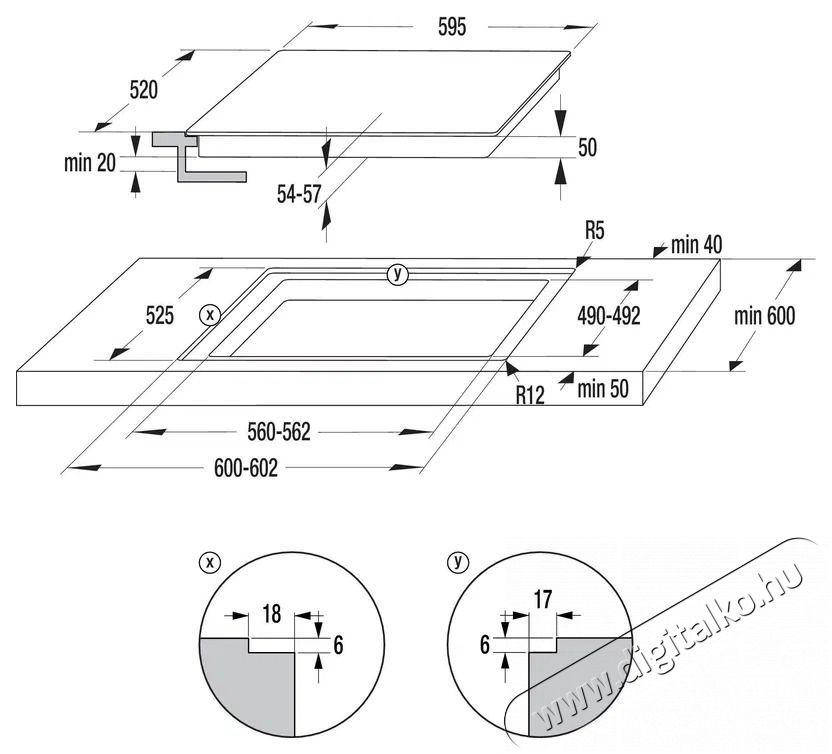 Gorenje ECT643SYB Konyhai term&eacute;kek - S&uuml;tő-főzőlap, tűzhely (be&eacute;p&iacute;thető) - Elektromos főzőlap (be&eacute;p&iacute;thető) - 515461