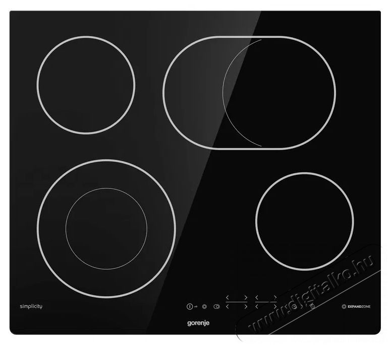 Gorenje ECT643SYB Konyhai term&eacute;kek - S&uuml;tő-főzőlap, tűzhely (be&eacute;p&iacute;thető) - Elektromos főzőlap (be&eacute;p&iacute;thető) - 515461