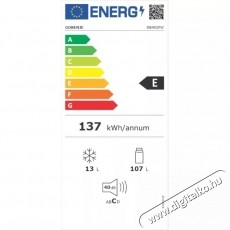 Gorenje RB492PW egyajt&oacute;s hűtőszekr&eacute;ny Konyhai term&eacute;kek - Hűtő, fagyaszt&oacute; (szabadon&aacute;ll&oacute;) - Egyajt&oacute;s hűtő - 362203