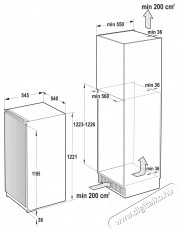 Gorenje RI512E41 Hűtőszekr&eacute;ny, hűtőg&eacute;p Konyhai term&eacute;kek - Hűtő, fagyaszt&oacute; (be&eacute;p&iacute;thető) - Fagyaszt&oacute; n&eacute;lk&uuml;li hűtő - 531533
