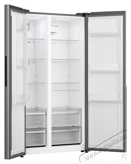 Gorenje NRS917E41X amerikai SideBySide hűtőszekr&eacute;ny Konyhai term&eacute;kek - Hűtő, fagyaszt&oacute; (szabadon&aacute;ll&oacute;) - Amerikai t&iacute;pus&uacute; Side By Side hűtő - 531525