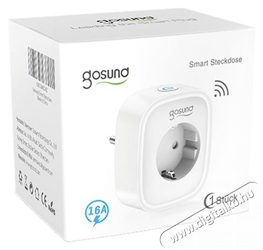 Gosund Nitebird GOSUND SP1 Smart Wi-Fi-s okos konnektor H&aacute;ztart&aacute;s / Otthon / K&uuml;lt&eacute;r - Okos otthon - Okos konnektor - 406714
