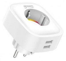 Gosund Nitebird GOSUND SP112 2 db-os Smart Wi-Fi-s okos konnektor &eacute;s 2xUSB H&aacute;ztart&aacute;s / Otthon / K&uuml;lt&eacute;r - Okos otthon - Okos konnektor - 413582