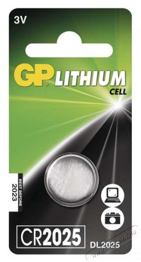 GP Batteries GP CR2025 l&iacute;tium gombelem Akkuk &eacute;s t&ouml;ltők - Elem - 464272