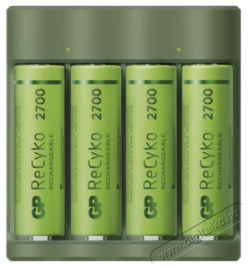 GP Batteries GP USB Everyday B421 Akkut&ouml;ltő + 4&times;AA GP ReCyko 2700 F&eacute;nyk&eacute;pezőg&eacute;p / kamera - Sport kamera tartoz&eacute;kok - Akkumul&aacute;tor / t&ouml;ltő - 441486