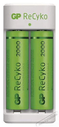 GP Batteries GP Eco E211 Akkut&ouml;ltő + 2&times;AA GP ReCyko 2000 Akkuk &eacute;s t&ouml;ltők - Li-ion akkumul&aacute;tor &eacute;s t&ouml;ltő (ut&aacute;ngy&aacute;rtott) - T&ouml;ltő - 416718
