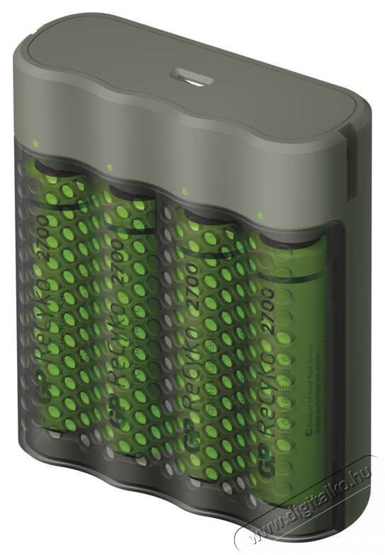 GP Batteries GP Speed M451 Akkut&ouml;ltő + 4&times;AA ReCyko 2700 F&eacute;nyk&eacute;pezőg&eacute;p / kamera - Sport kamera tartoz&eacute;kok - Akkumul&aacute;tor / t&ouml;ltő - 406452