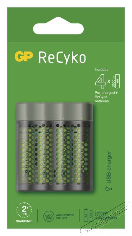 GP Batteries GP Speed M451 Akkut&ouml;ltő + 4&times;AA ReCyko 2700 F&eacute;nyk&eacute;pezőg&eacute;p / kamera - Sport kamera tartoz&eacute;kok - Akkumul&aacute;tor / t&ouml;ltő - 406452