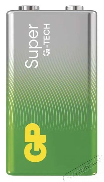 GP Batteries GP Super alk&aacute;li elem 9V 1db Akkuk &eacute;s t&ouml;ltők - Elem - 507132