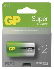 GP Batteries GP Super alk&aacute;li elem LR20 (D) 2db - Akkuk &eacute;s t&ouml;ltők - Elem - 507150