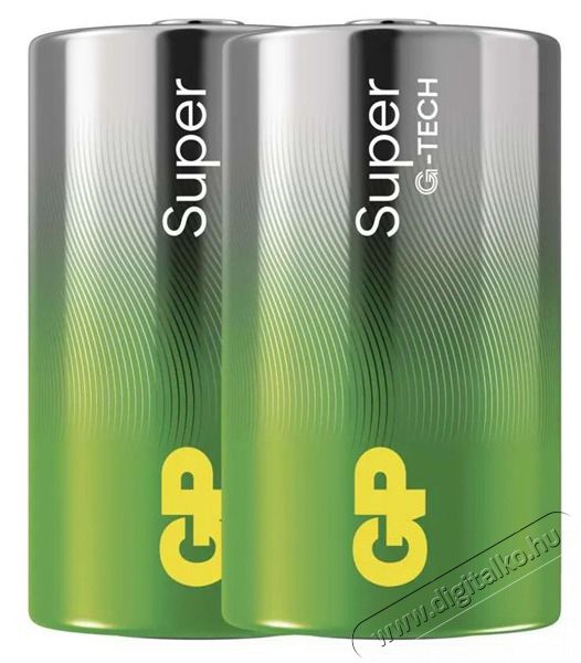 GP Batteries GP Super alk&aacute;li elem LR20 (D) 2db Akkuk &eacute;s t&ouml;ltők - Elem - 507150